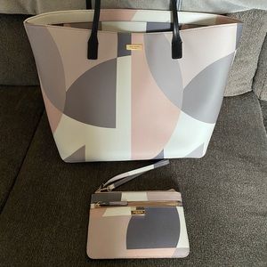 Kate spade tote and wristlet set
